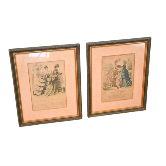 Two (2) Framed Lithograph Prints