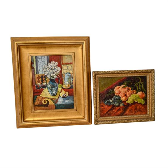 Two (2) Framed Still Life Wall Art