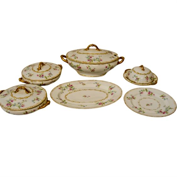 Set of Six (6) Haviland Limoges Dinnerware