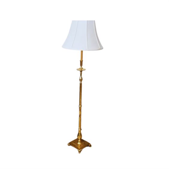 Vintage Brass Floor Lamp