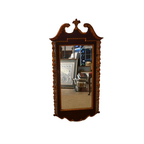 19th Century Carved and Gilded Mirror