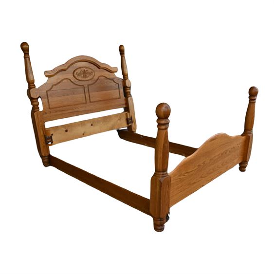 King-Sized Four Poster Bed Frame