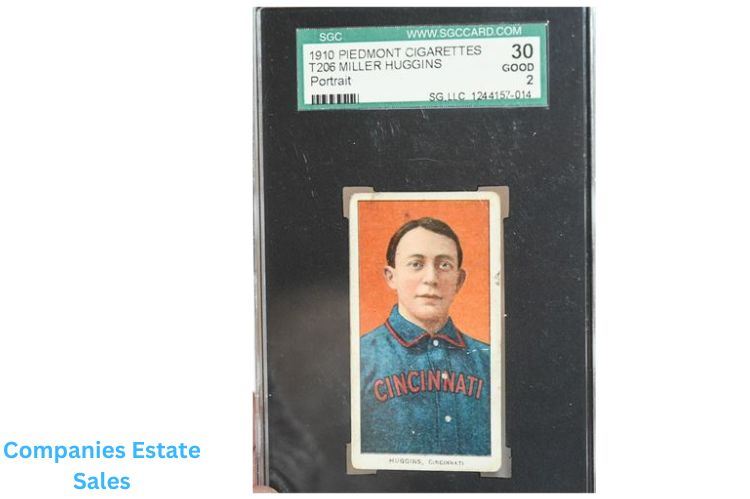 1910 T206 Miller Huggins Portrait Piedmont Good 2