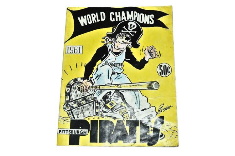 1961 PITTSBURGH PIRATES YEARBOOK WORLD CHAMPS MLB BASEBALL PROGRAM ROB. CLEMENTE