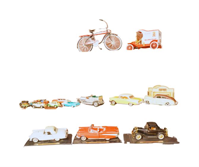 Group of Model Cars and Bikes