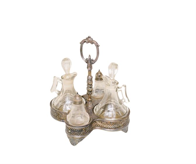 Dolly Madison by Fostoria Cruet Set