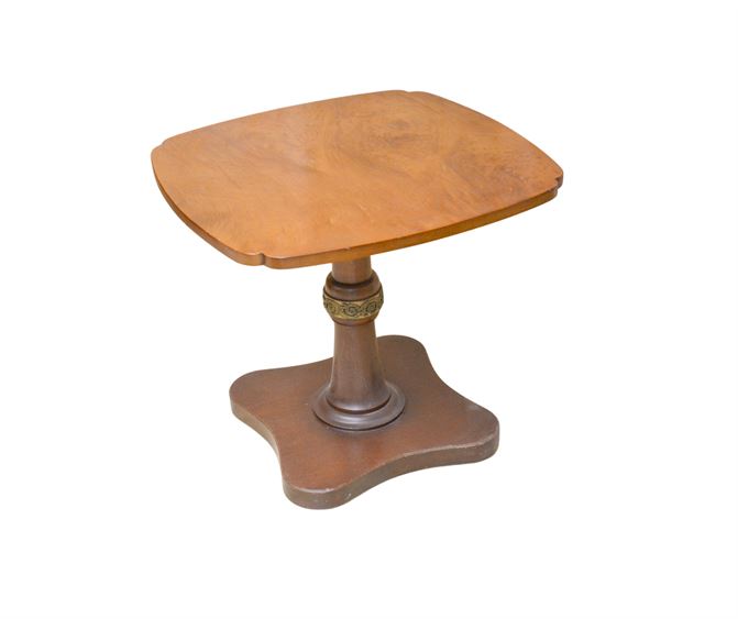 Vintage Tulip-Shaped End Table