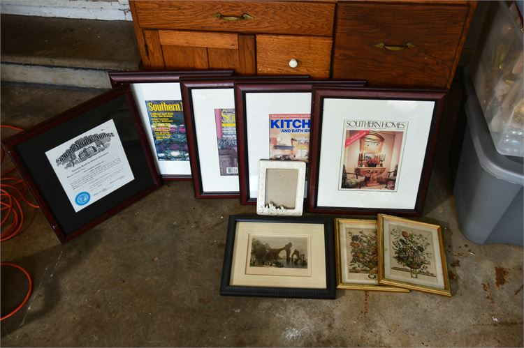 Group of Framed Pictures