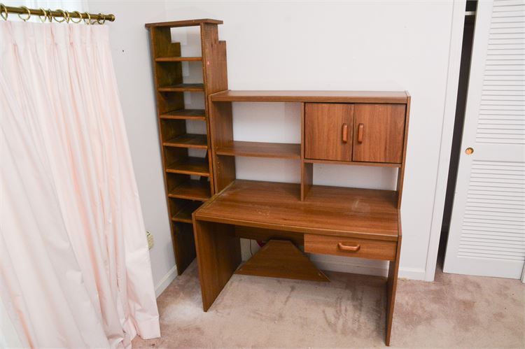 Computer Desk and Shelf