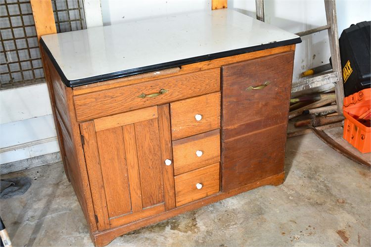 Antique Kitchen Cabinet Base