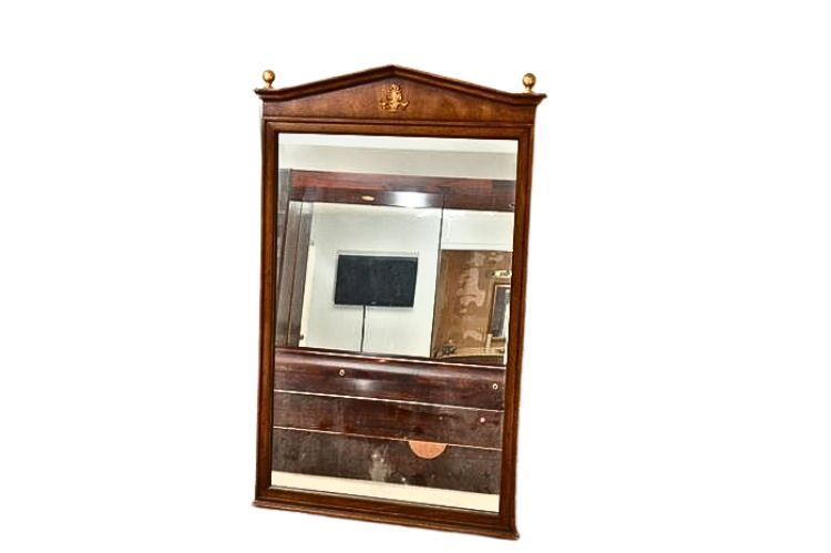 Mahogany Framed Wall Mirror