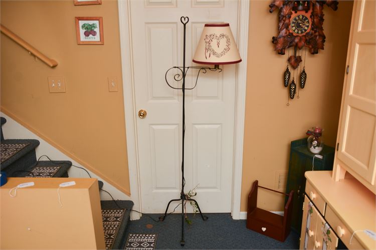 Wrought Iron Floor Lamp