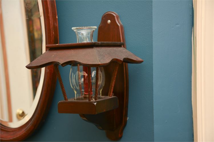 Wood Wall Lantern