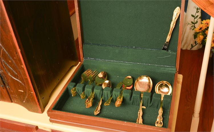 Boxed Gilt Flatware