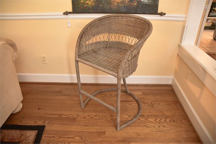 Wicker Bar Stool