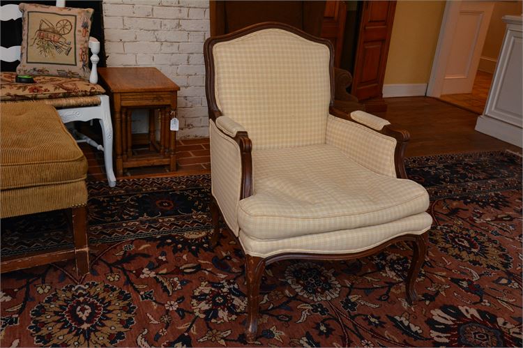 Upholstered Provincial Style Armchair