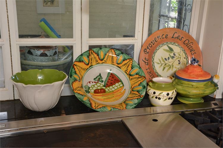 Five Kitchen Decorative Ceramics