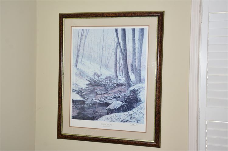 Paul McGehee Limited Edition Offset Lithograph "First Snow"