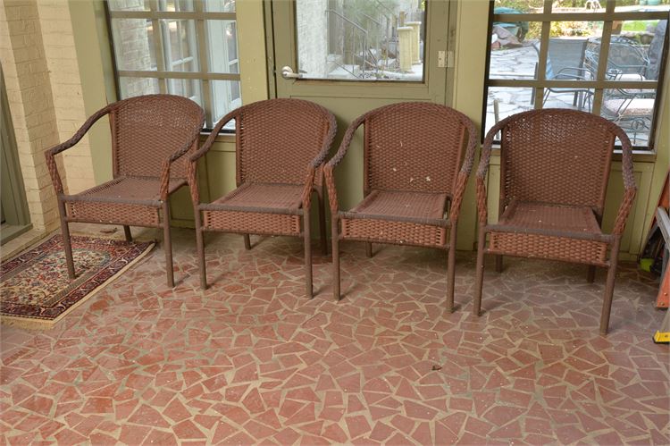 Set Four Patio Chairs