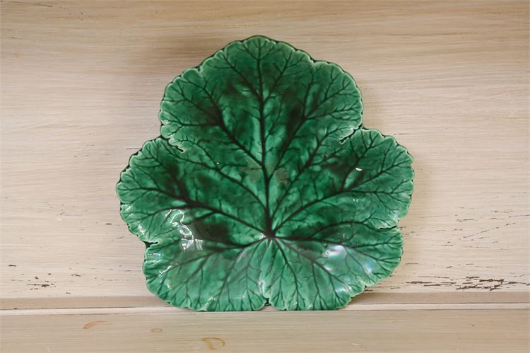 Wedgewood Majolica Leaf Plate