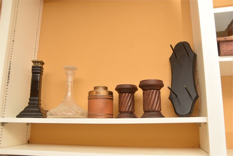 Group Misc. Objects on Shelf