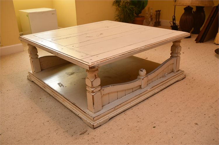 Country Style Square Coffee Table