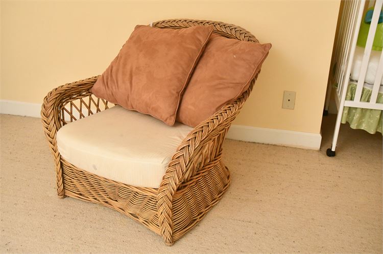 Wicker Arm Chair