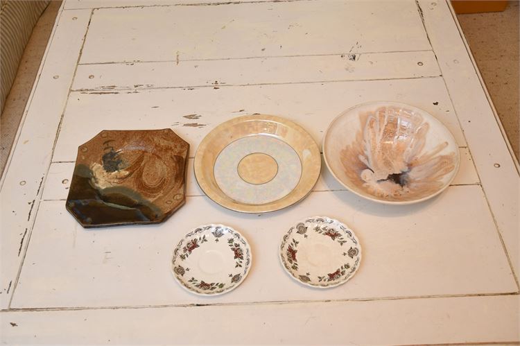 Group Five Plates Various Makers