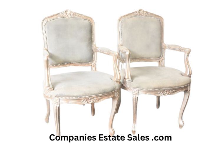 Pair Louis XV Style Armchairs