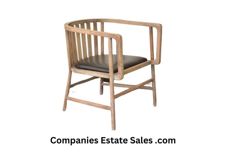 Modern Style Wood Framed Armchair