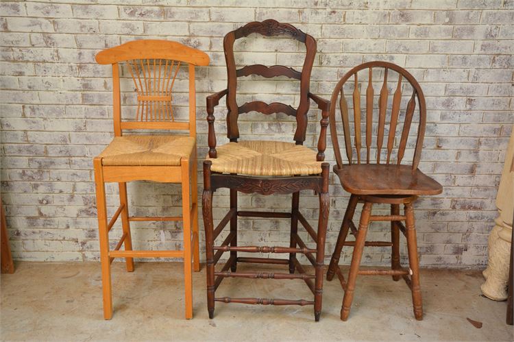 Three Chairs Various Styles