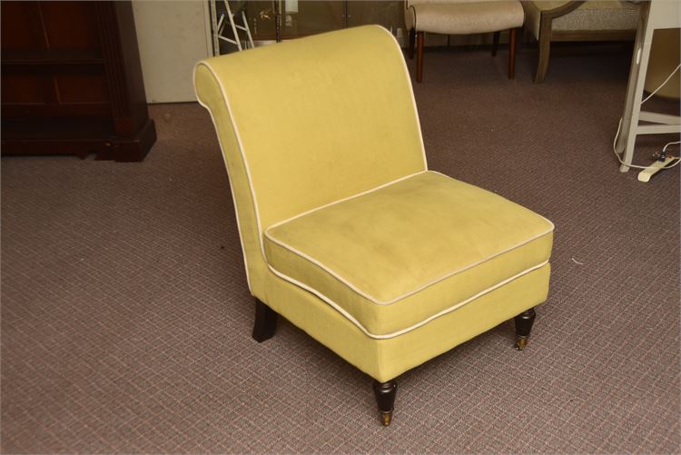 Upholstered Slipper Chair