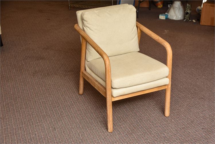 Wood Framed Arm Chair