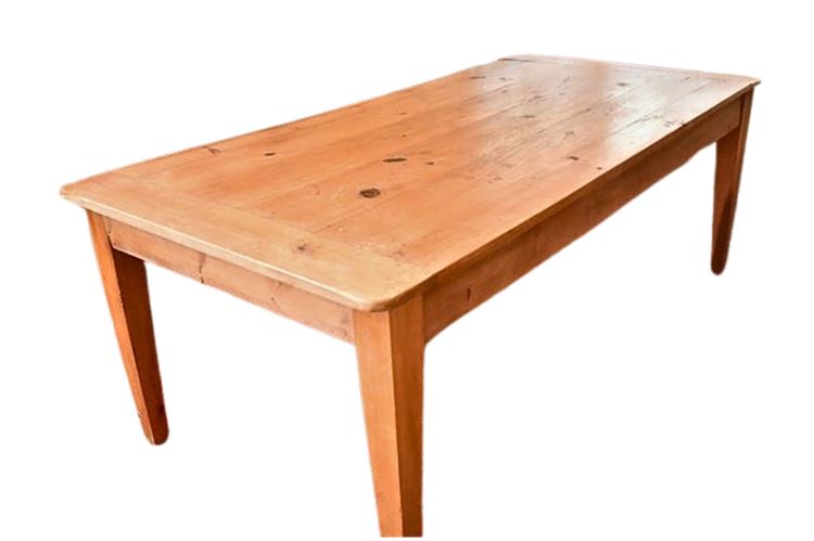 Pine Single Drawer Kitchen  Table