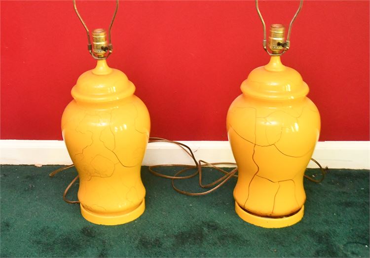 Two Yellow Lamps