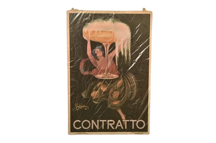 Contratto by Leonardo Cappiello Print on Canvas