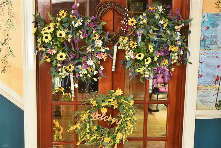 Four (4) Wreaths