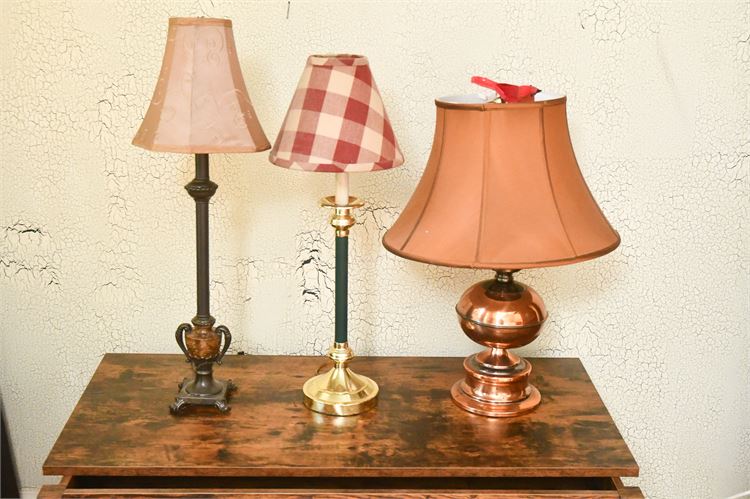 Three Table Lamps