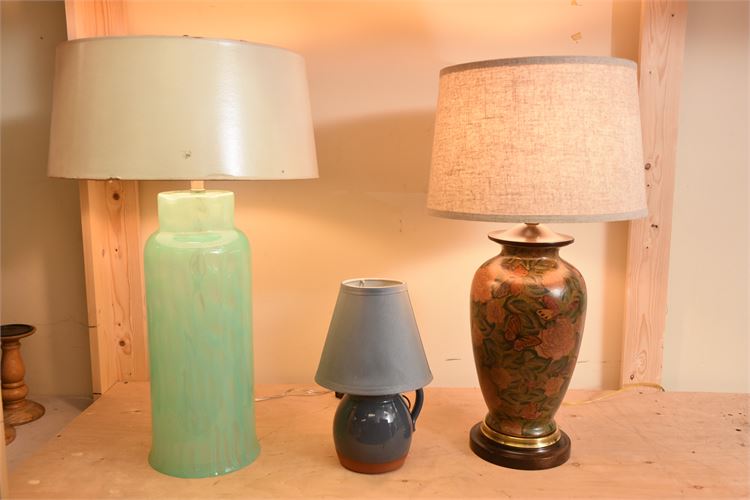 Three (3) Table Lamps