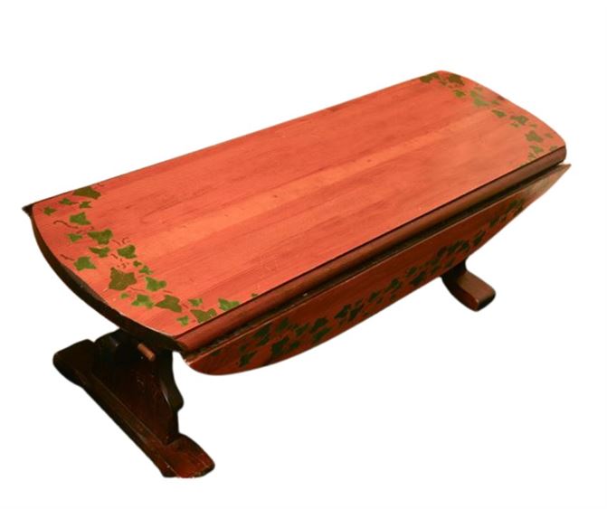 Country Style Drop Leaf Coffee Table