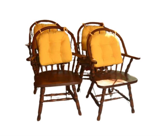 Four Windsor Style Chairs