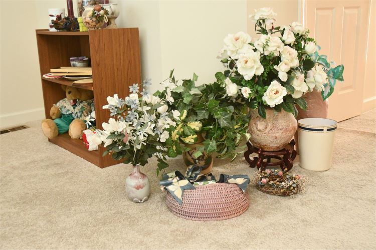 Artificial Flowers and Planters