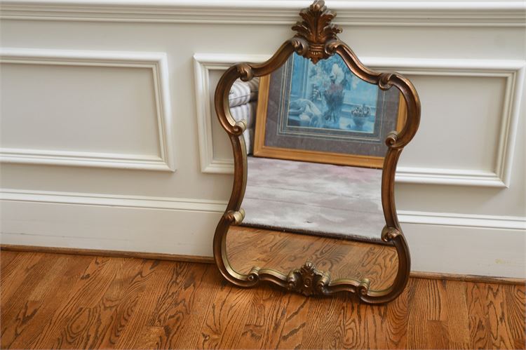 Wood Framed Wall Mirror