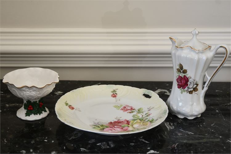 Three Porcelain Serving Items