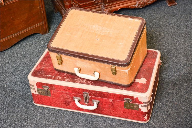 Two (2) Vintage Suitcases