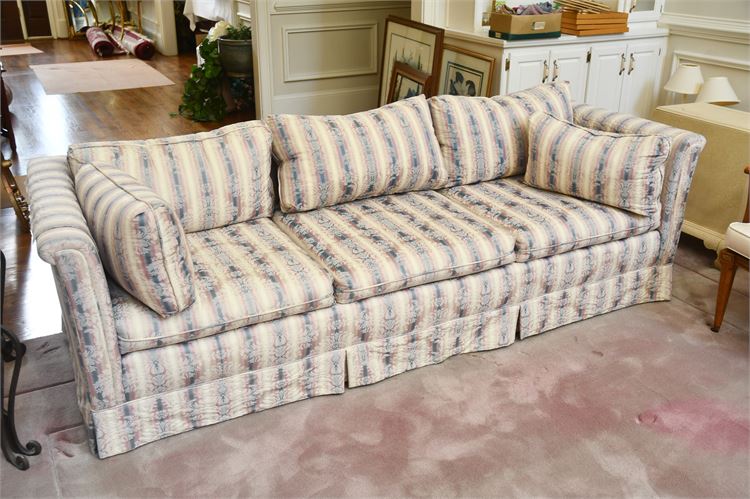 Striped Upholstery Sofa