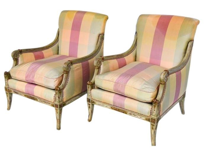 Two (2) Louis XVI Style Armchairs