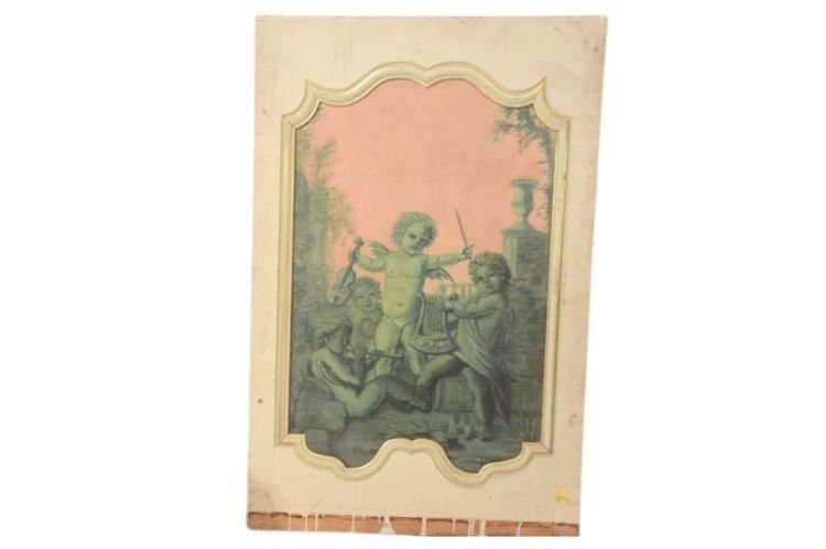 Vintage Trumeau Frame with Classical Style Painting