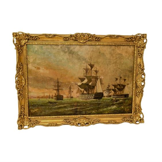 Antique Framed Oil Painting