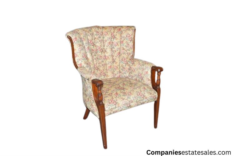 Floral Patterned Armchair